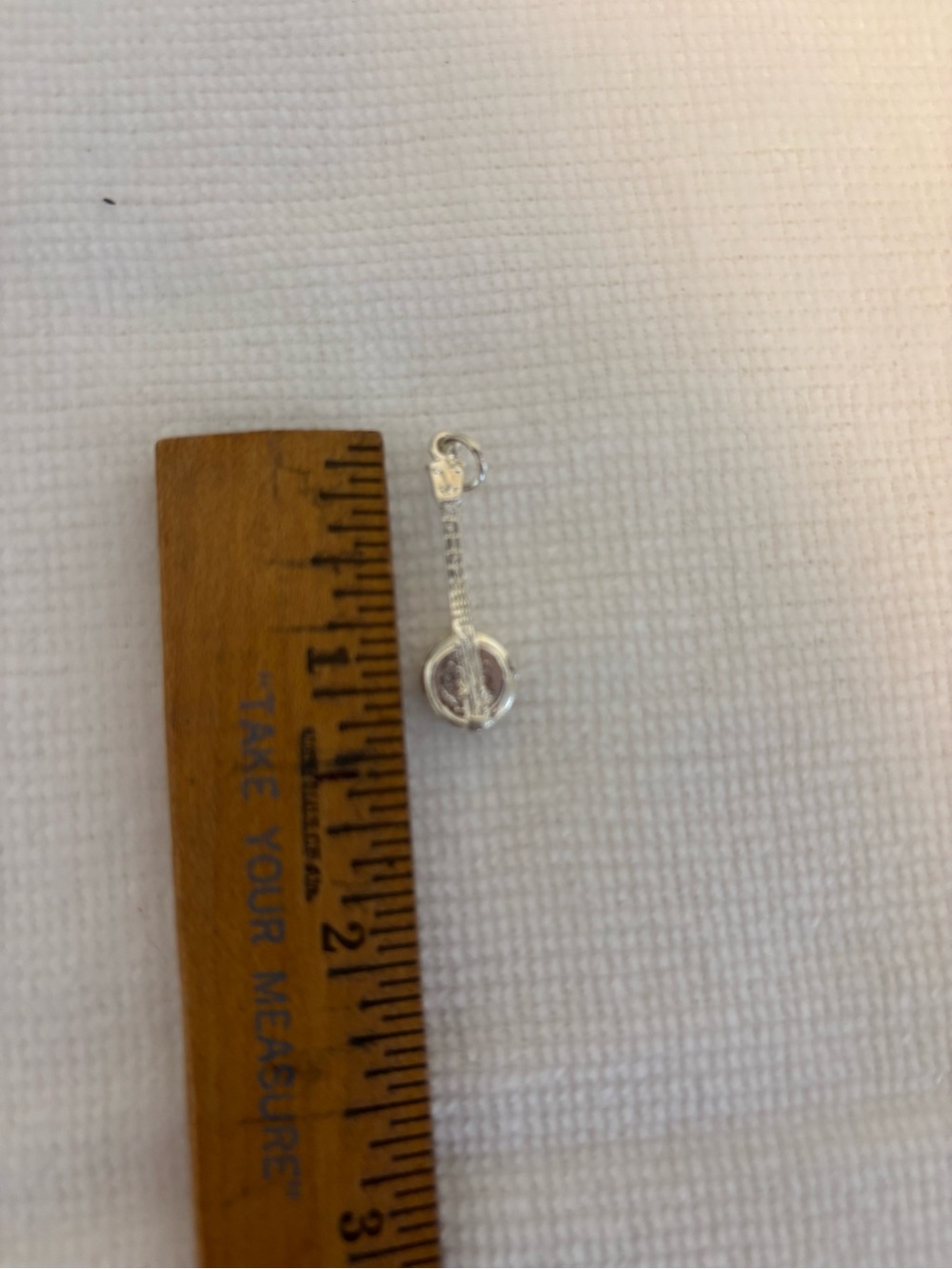 New vintage Sterling silver banjo charm